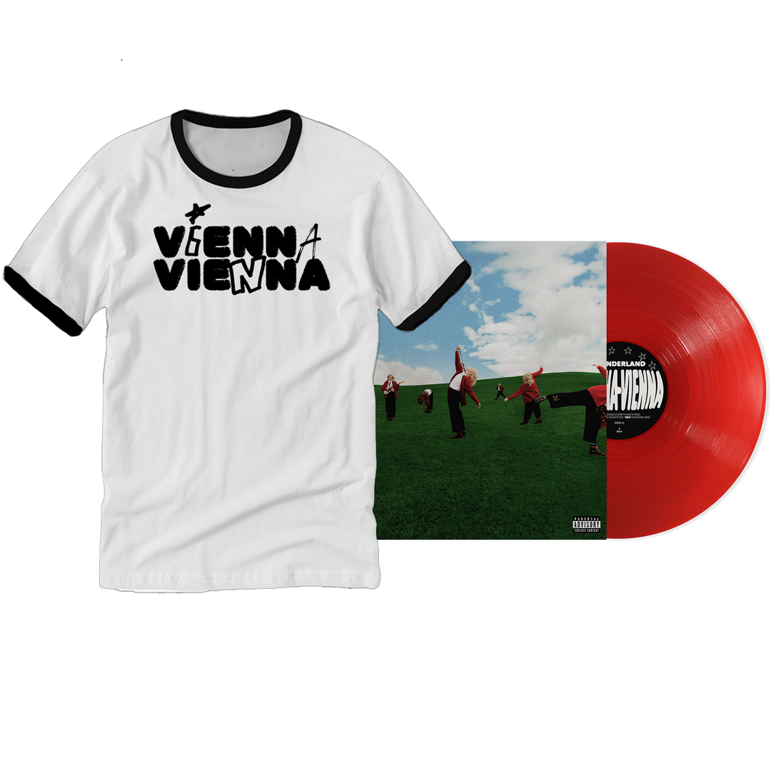 Vienna Vienna Ringer Tee + Wonderland Ruby Vinyl