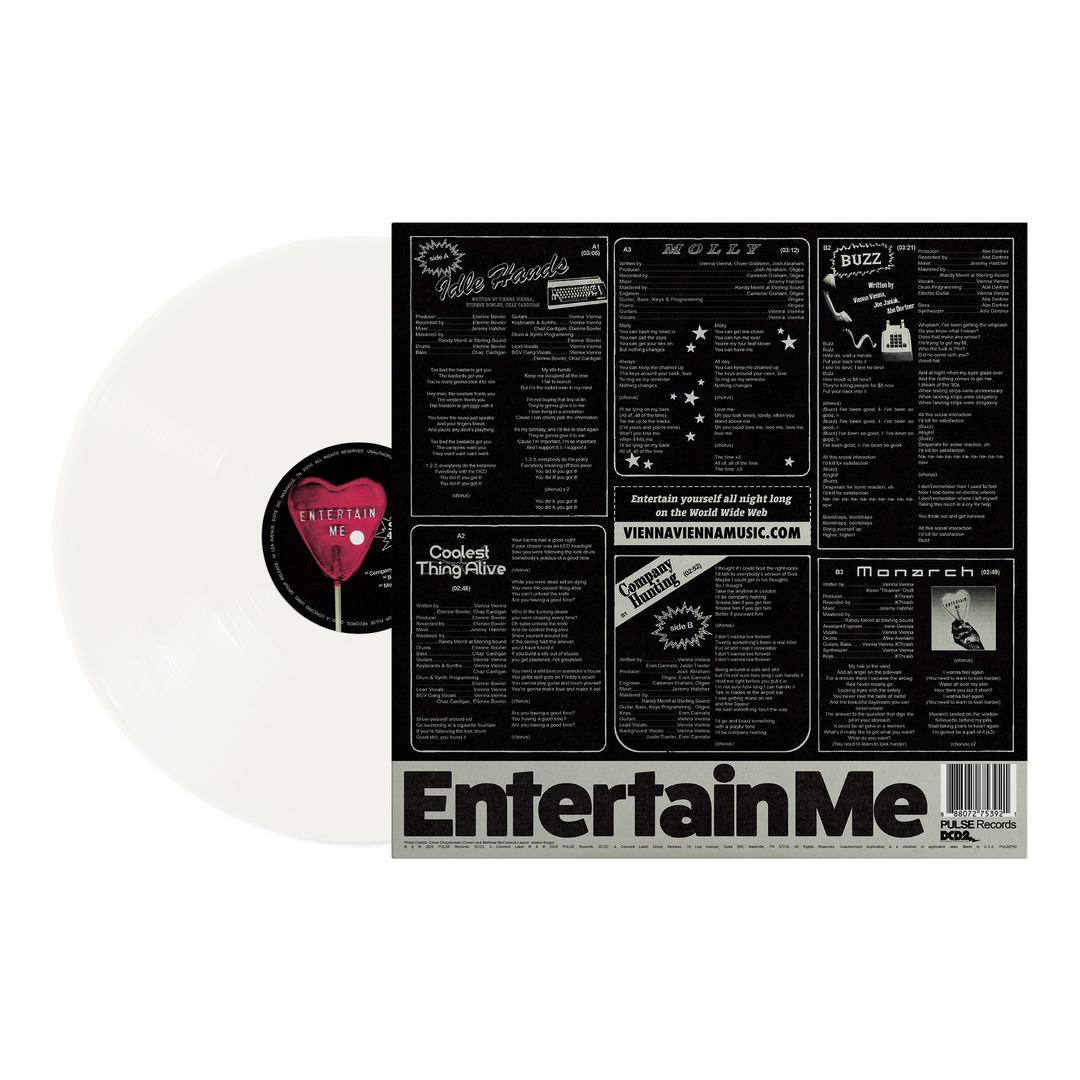Entertain Me - Milky Clear Vinyl + Signed Print - View 2