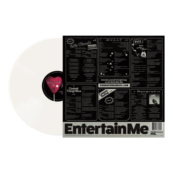 Entertain Me - Milky Clear Vinyl + Signed Print — Image 2 of 2