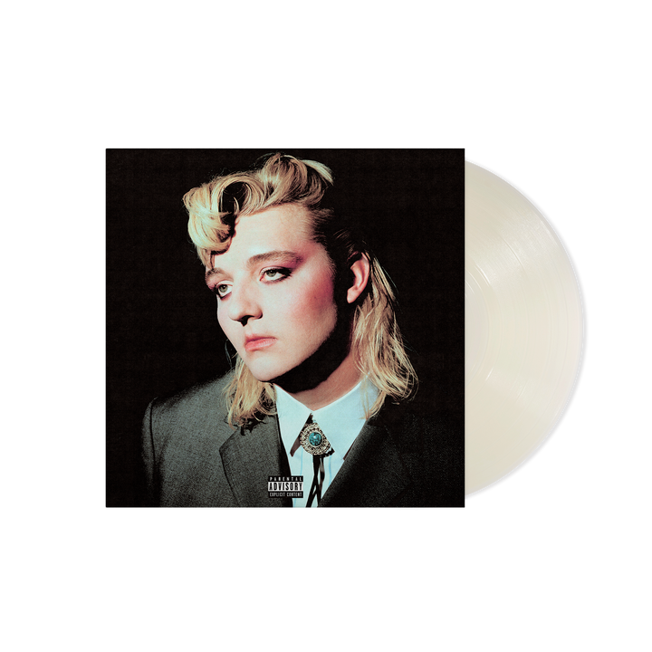 Entertain Me Portrait Tee + Milky Clear Vinyl + Signed Print + CD — Image 2 of 6