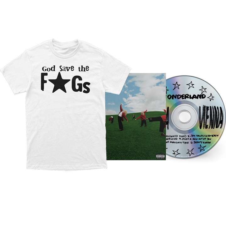 God Save the F*Gs Tee + CD Bundle